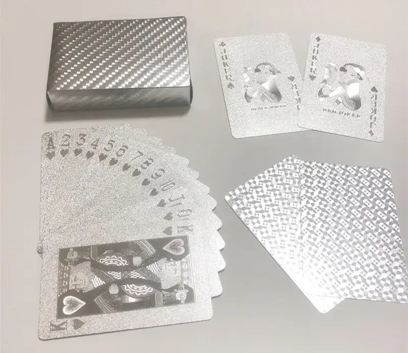 Quality Waterproof PVC Plastic Playing Cards Set Trend 54pcs Deck Poker Classic Magic Tricks Tool Pure Black Magic Box-packed