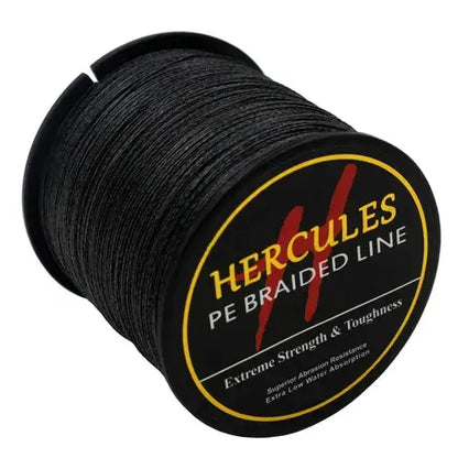 Hercules-braided fishing line, Multifilament line, 4 strands, 6/100lb, 1000m, PE, 13color, carp
