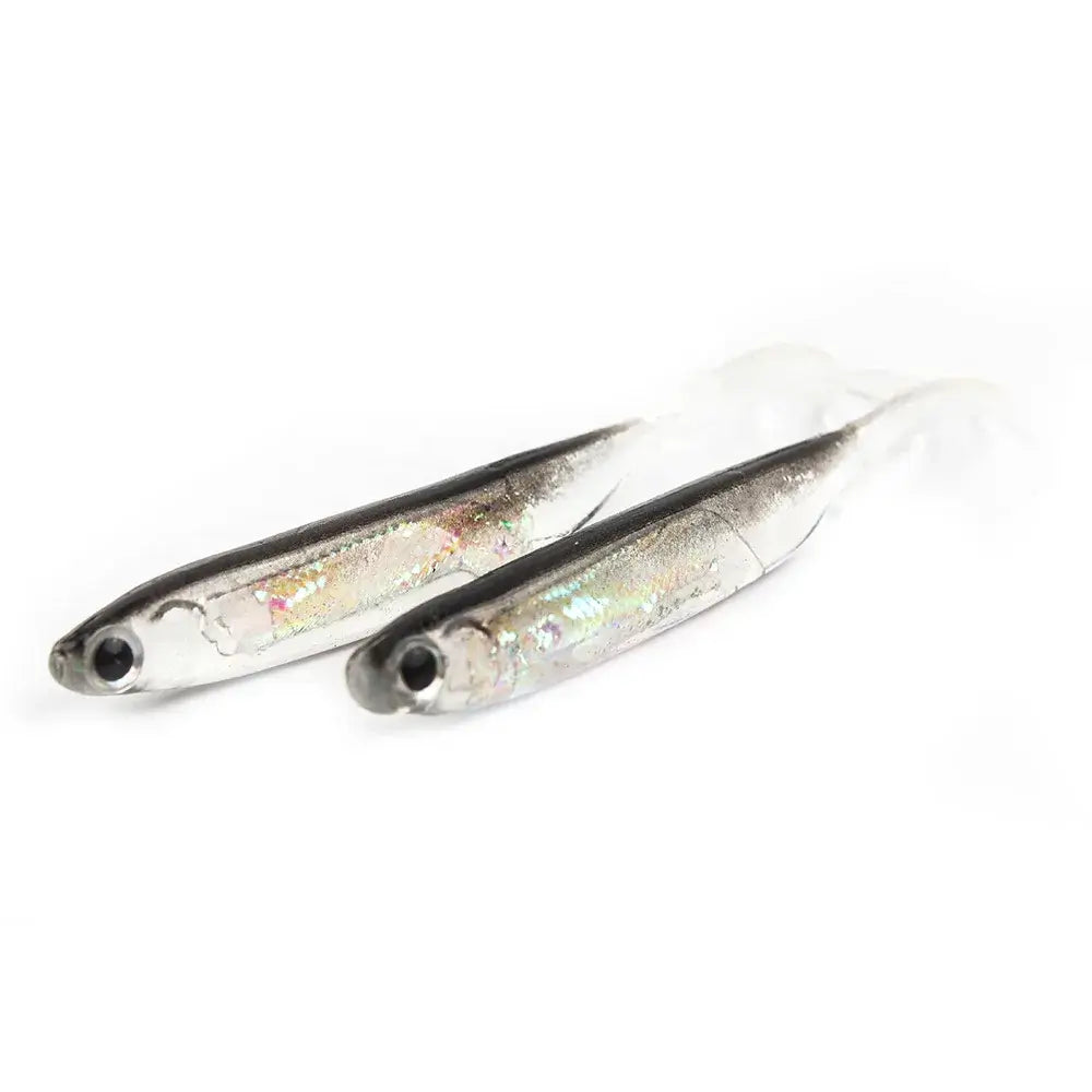 5-Pack Soft Fishing Lures with Tail Style Options