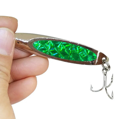 INFOF 5-pieces Spoon Bait Fishing Lure 21g/0.73oz Metal Hard Bait.