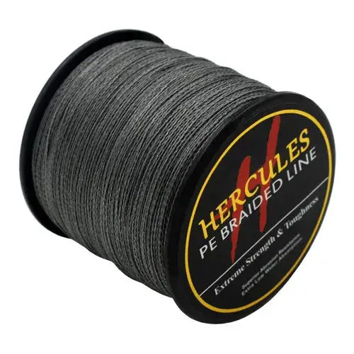 Hercules-braided fishing line, Multifilament line, 4 strands, 6/100lb, 1000m, PE, 13color, carp