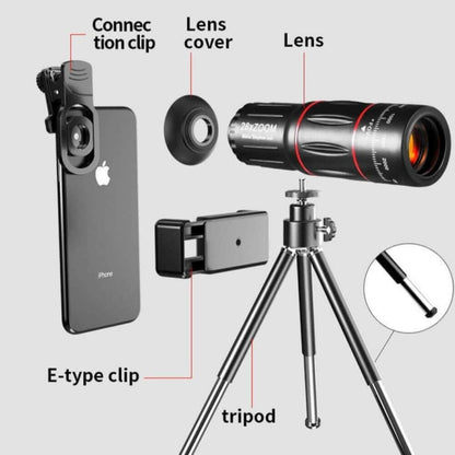 Dragon Bluetooth Ultra HD 28X Zoom Telescope Lens Tripod Kit.