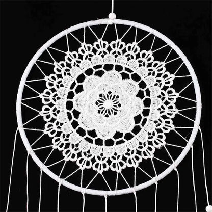 black white dream catcher wall decor
