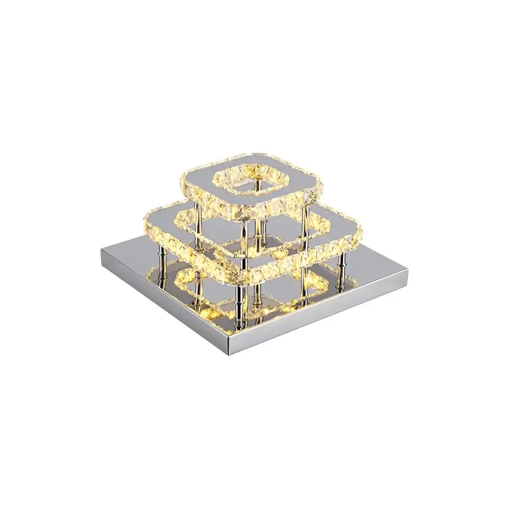 GreeLustr Crystal LED Ceiling Light, 20 or 27 cm
