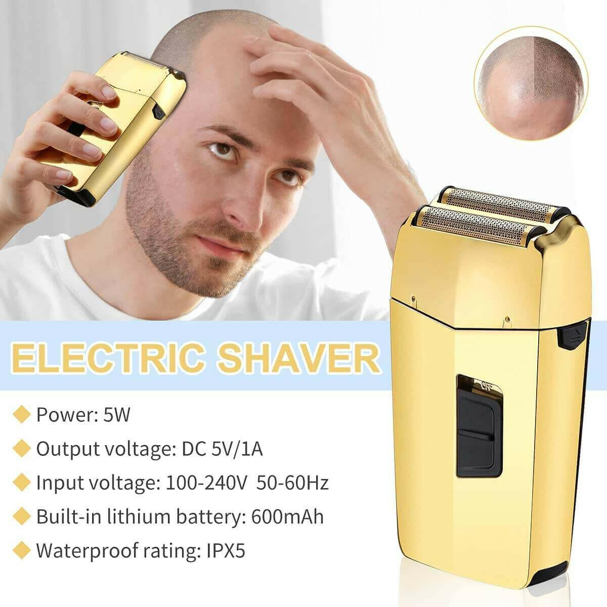 Electric Foil Shavers Men's Beard Shaver Foil Electric Razor.