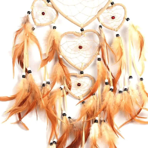 Romantic Heart Dream Catcher Handmade Traditional Dream Catcher Home.