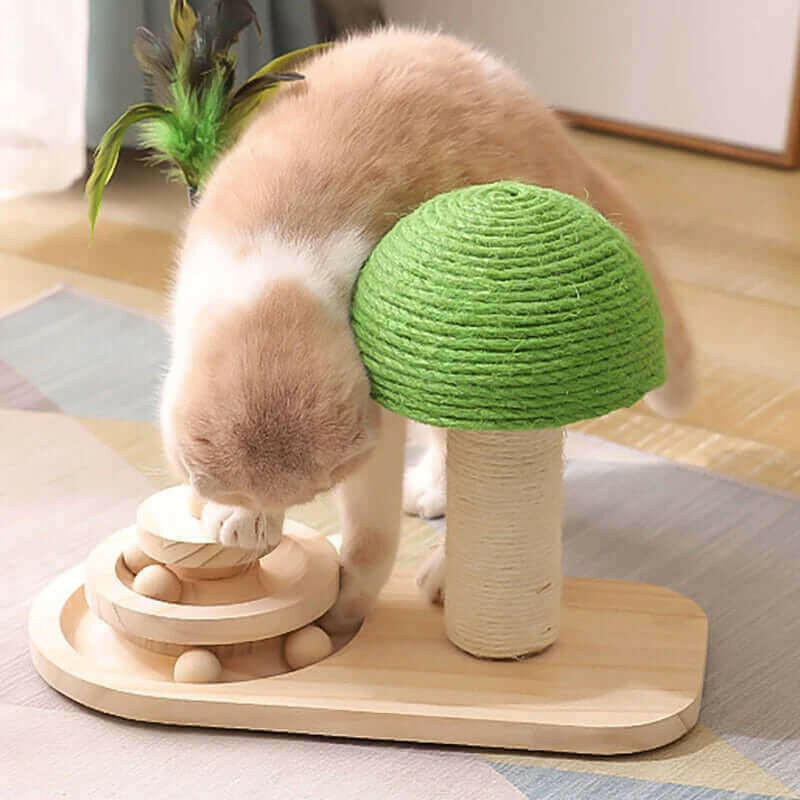 Pet Tree Scratching Post with Toy.