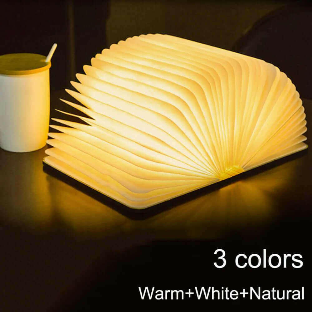 Portable LED Book Decor Night Light.