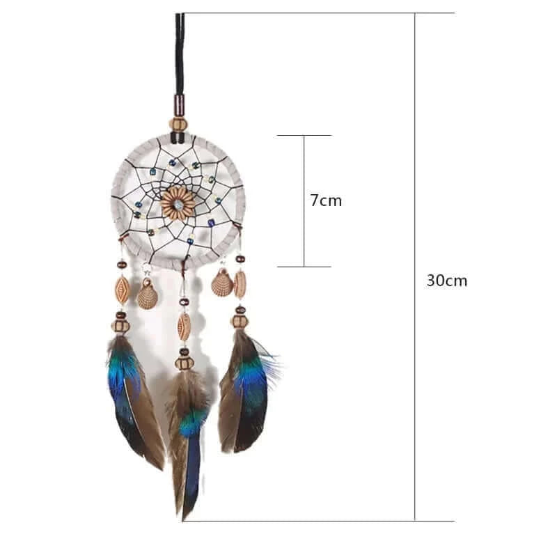 Dream Catcher Car Hanging Ornaments Feather Car Mirror Pendant Car.