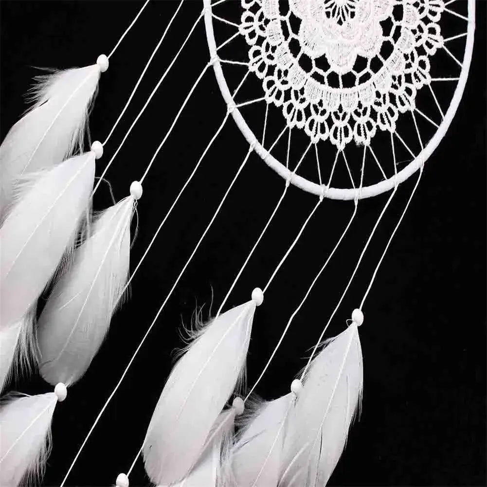 black white dream catcher wall decor
