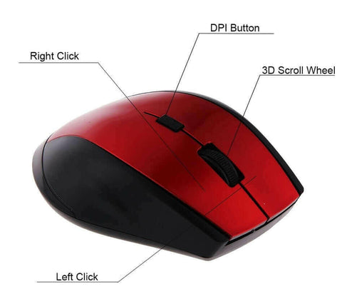 2.4GHZ Wireless Mouse.