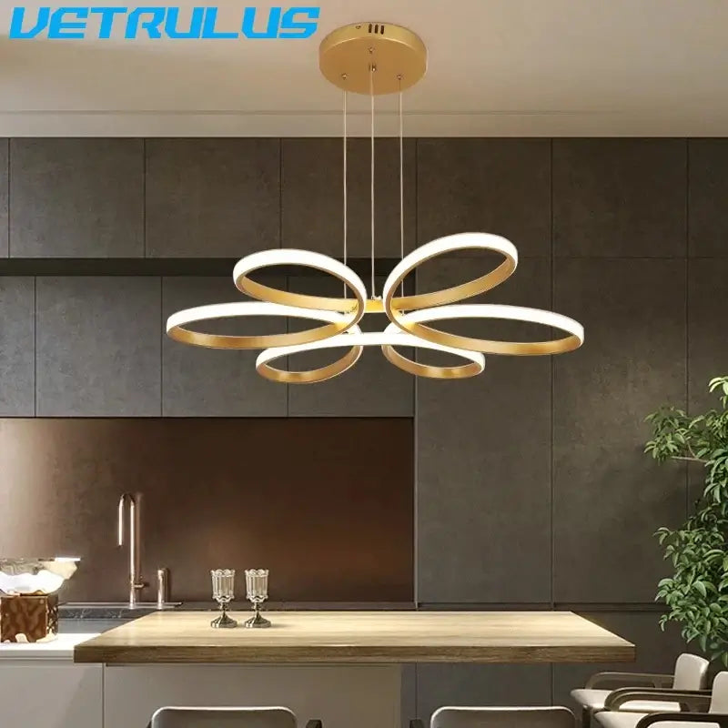 VETRULUS Flower LED Ceiling Light, 58 cm, Style A or B