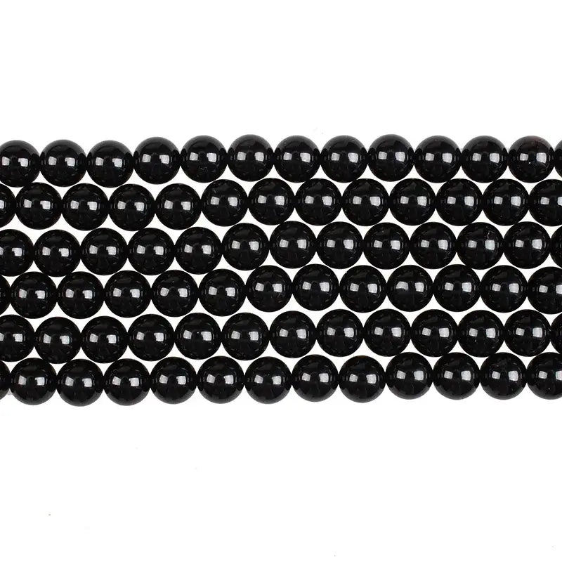 black agate onyx beads