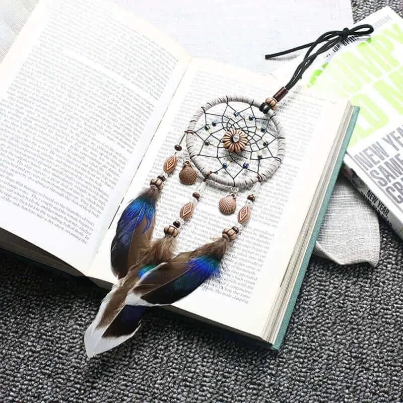 Dream Catcher Car Hanging Ornaments Feather Car Mirror Pendant Car.