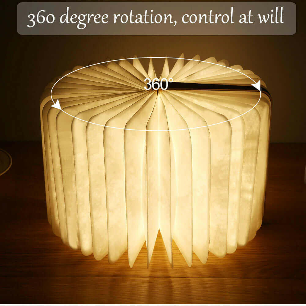 Portable LED Book Decor Night Light.