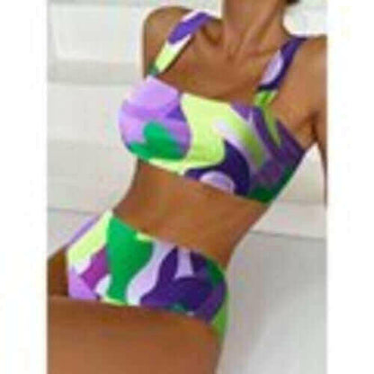 High Waist Women Swimsuit