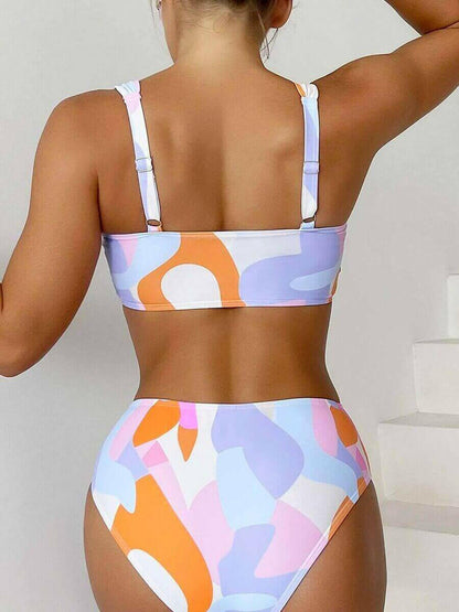 High Waist Women Swimsuit
