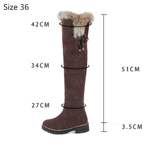 Knee Boots Winter Shoes Women | Womens Winter Shoes High Knee - Hot.