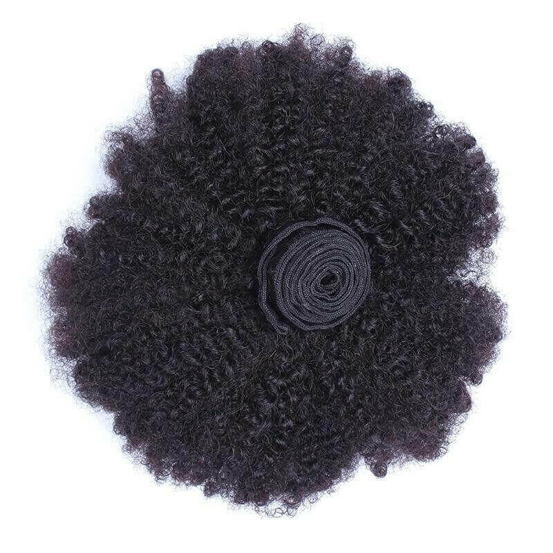 BeuMAX 10A Grade 3/4 Bundles Afro Kinky Curly Brazilian Human Hair.