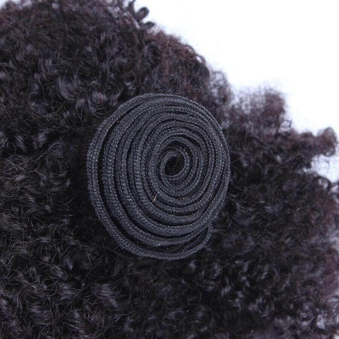 BeuMAX 10A Grade 3/4 Bundles Afro Kinky Curly Brazilian Human Hair.