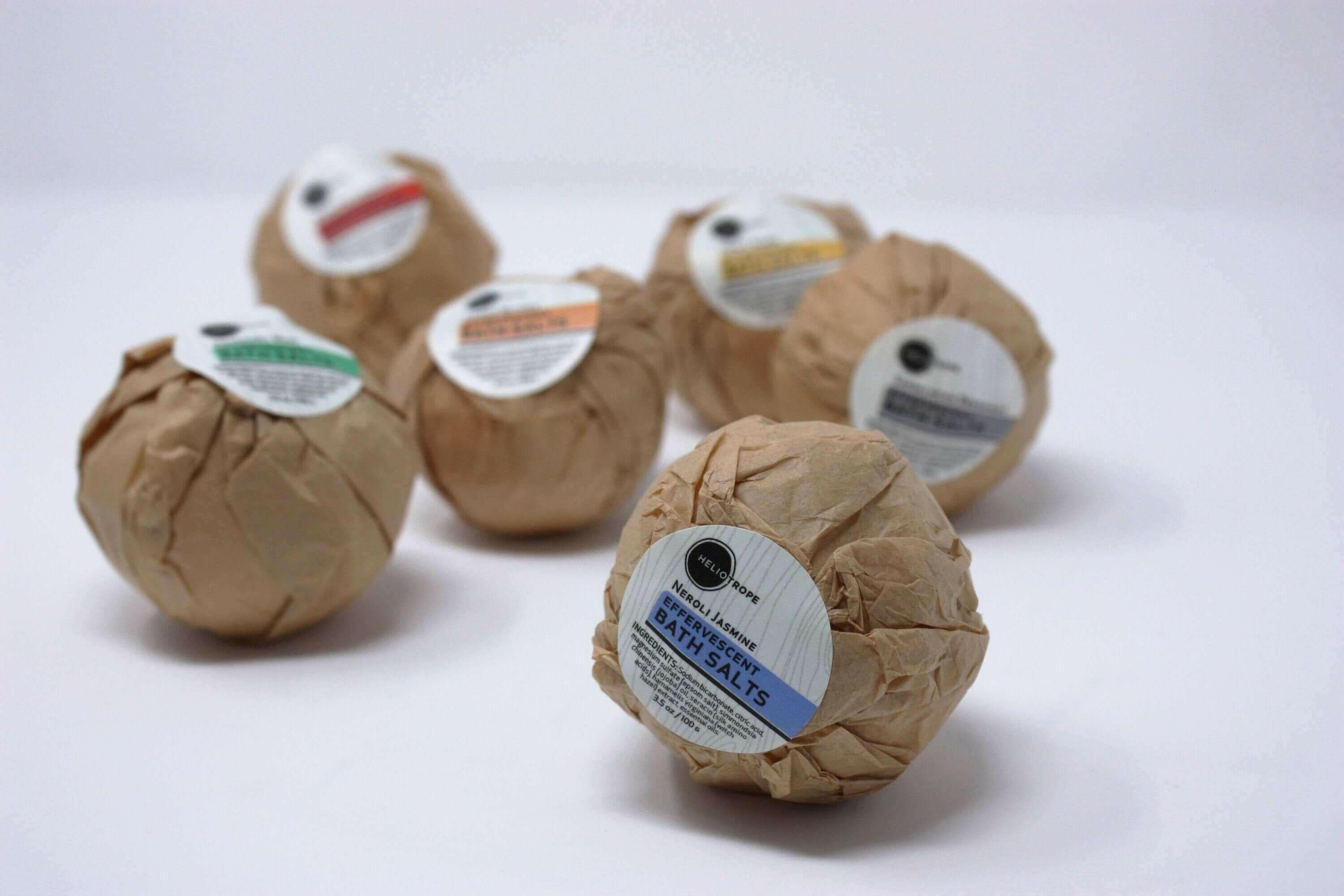 Effervescent Bath Salts w/Jojoba &amp; Silk Proteins