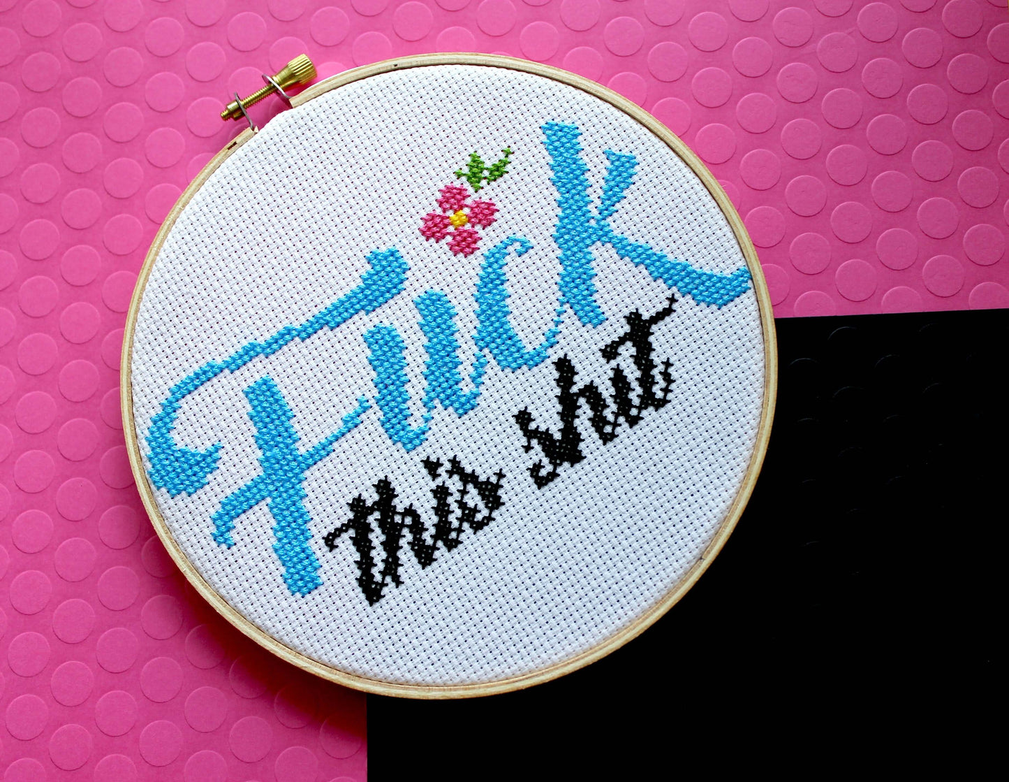 Fuck This Shit Counted Cross Stitch DIY KIT Intermediate