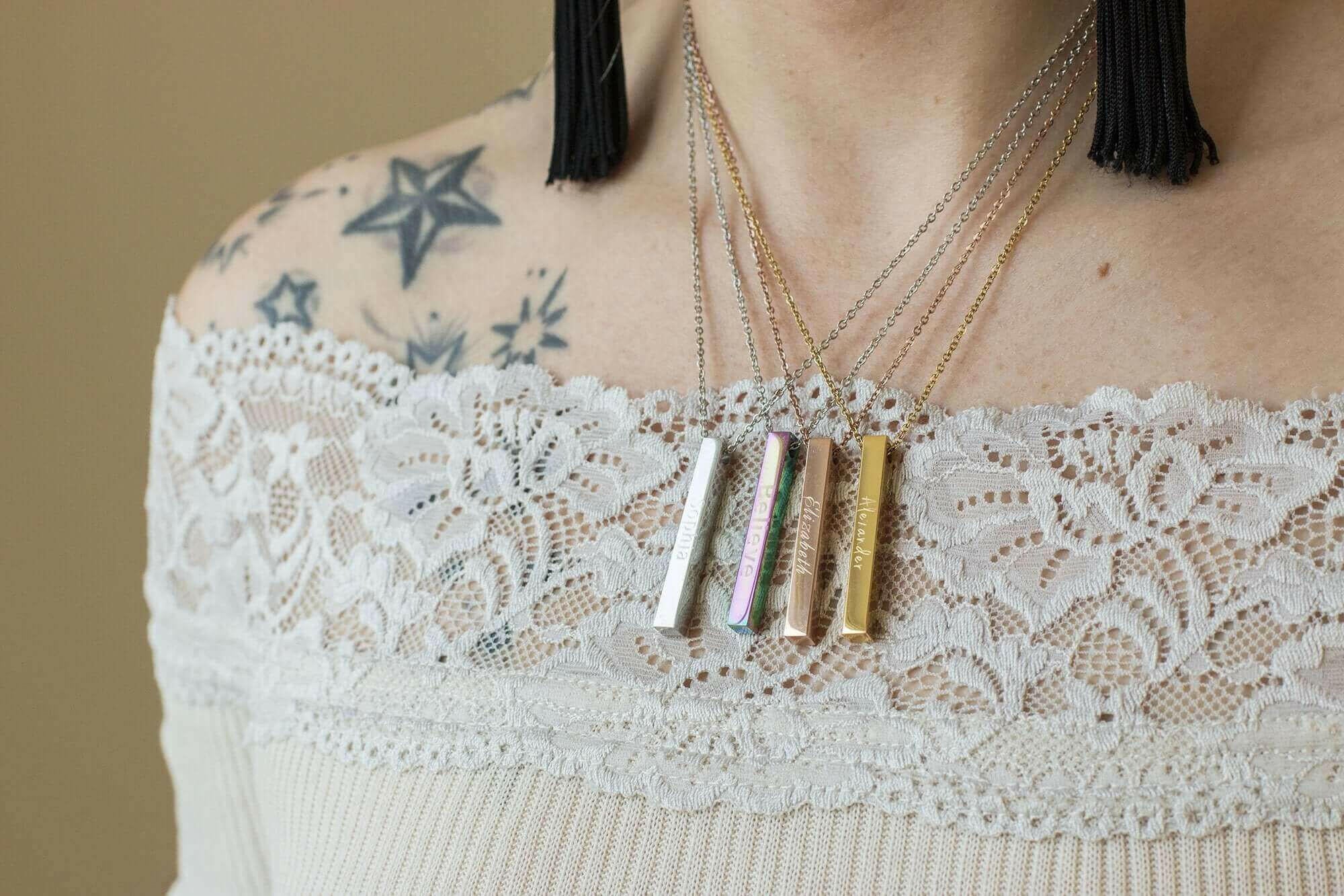 Custom Bible Verse Necklace, Personalized