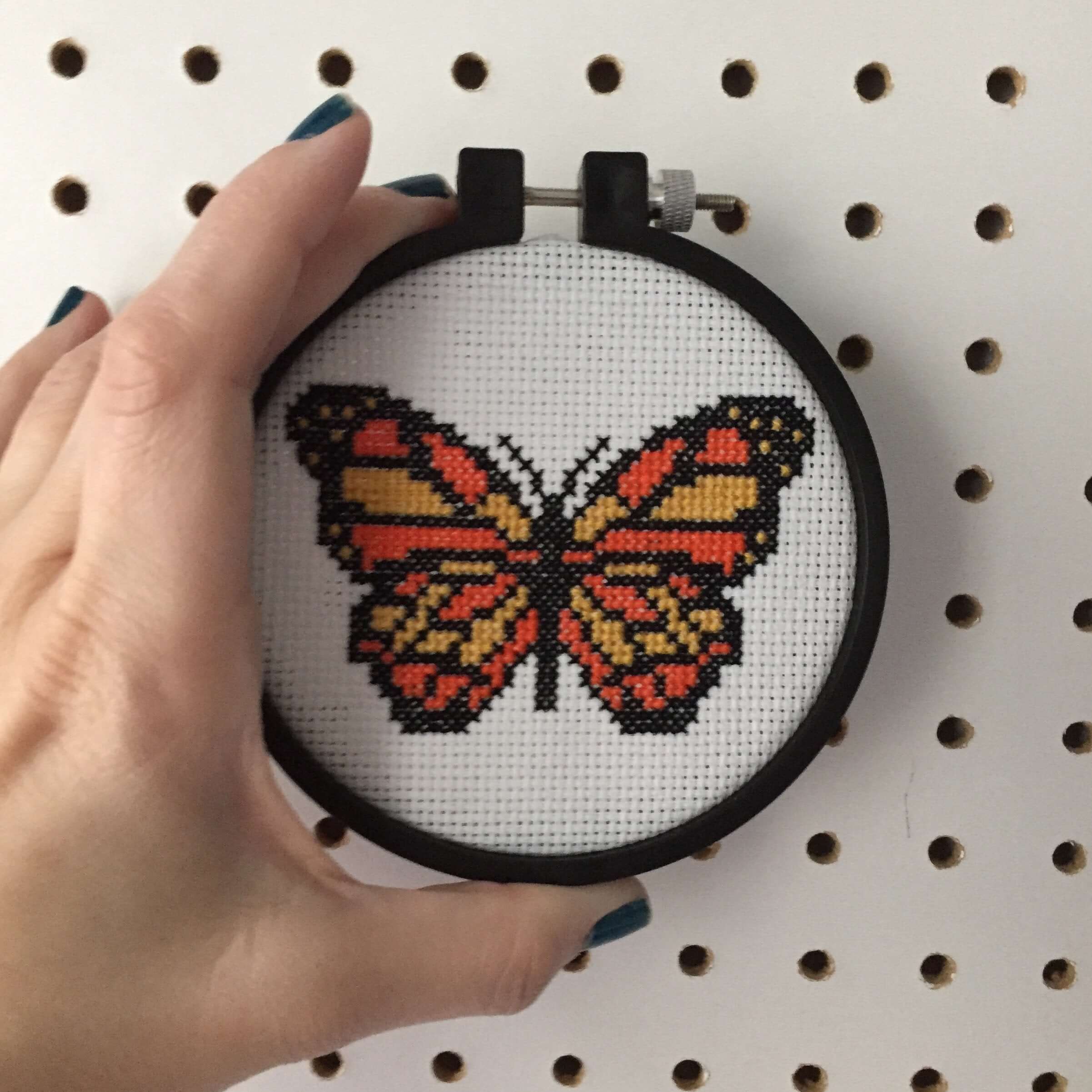 Butterfly Counted Cross Stitch DIY KIT Beginner