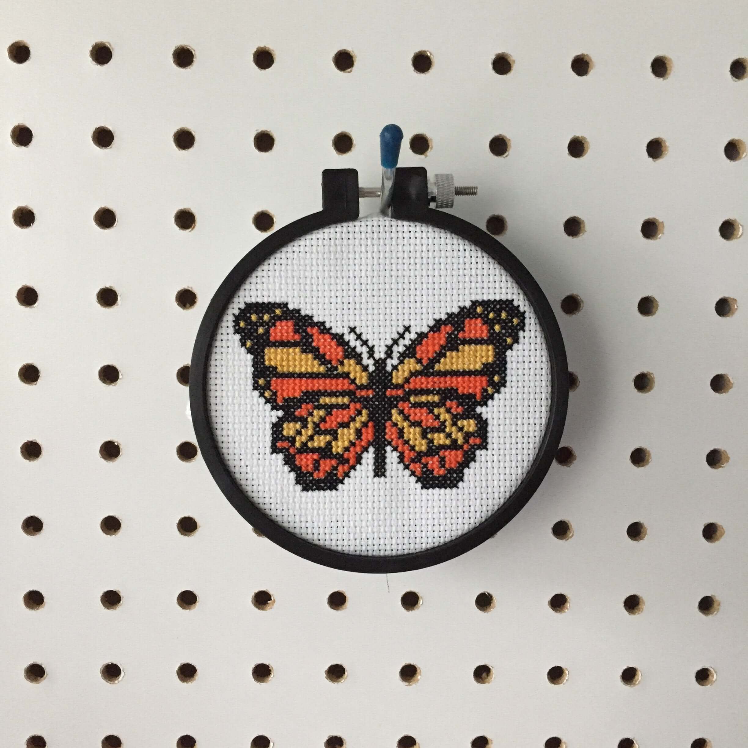 Butterfly Counted Cross Stitch DIY KIT Beginner