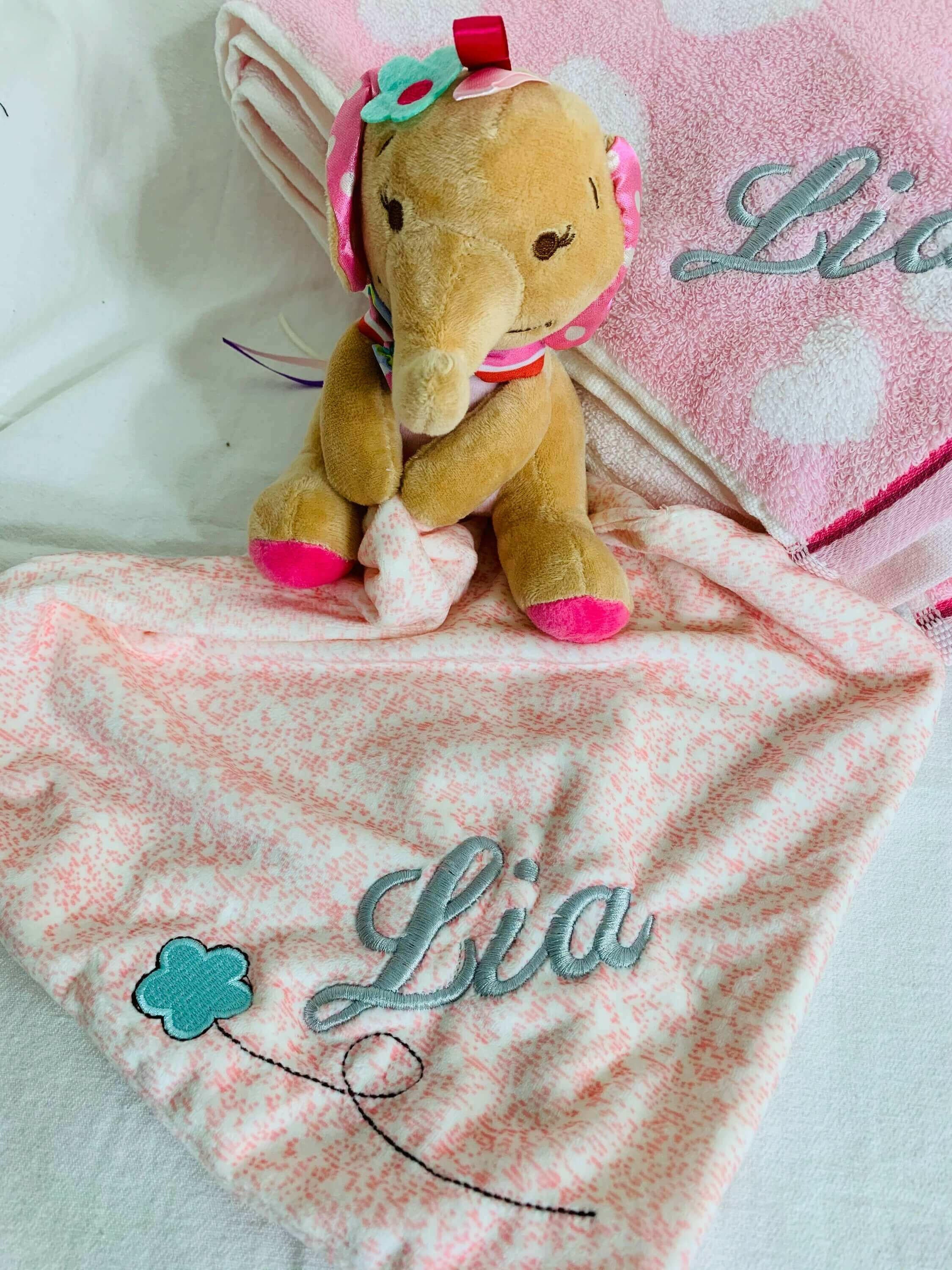 Baby Safety Soft Blanket (Doodoo) Personalize available.