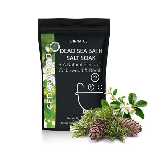 Dead sea cedarwood bath salt soak with 21 minerals