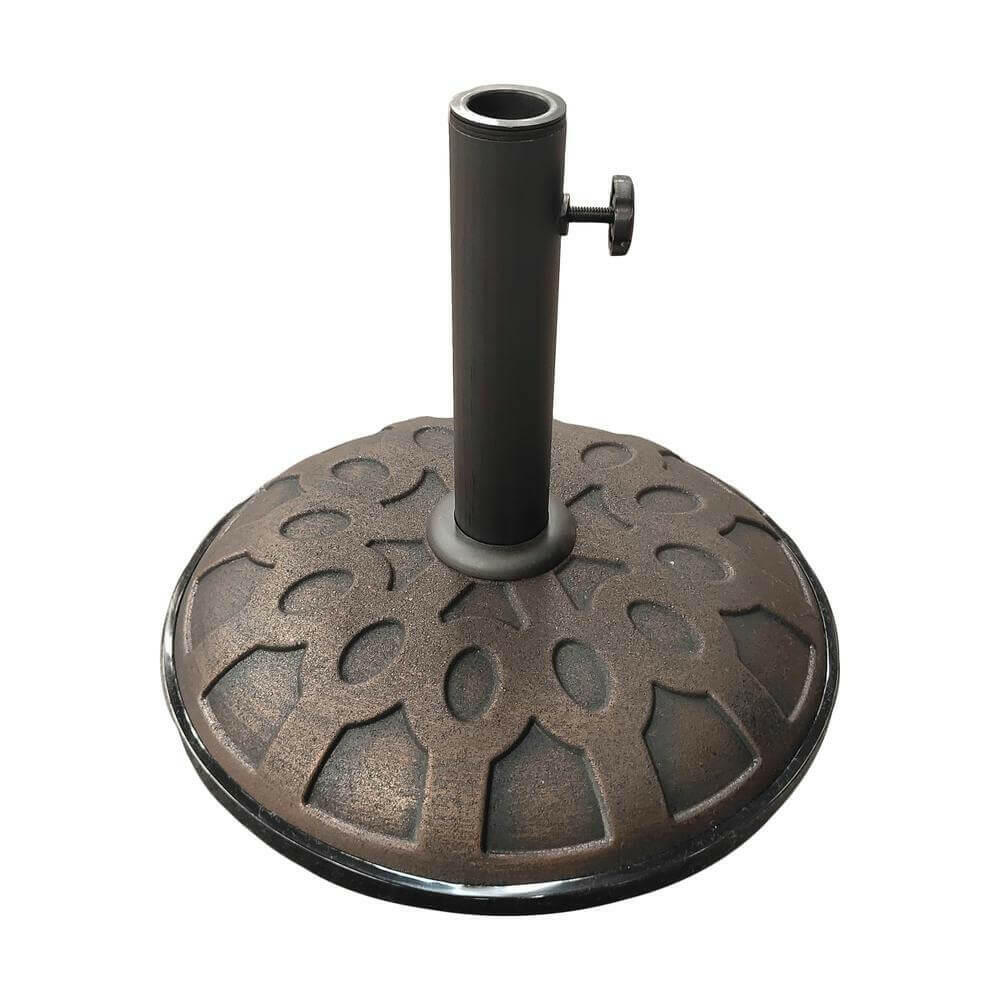 International Caravan 23700-11-BZ 25 lbs Resin Compound Umbrella Base&.