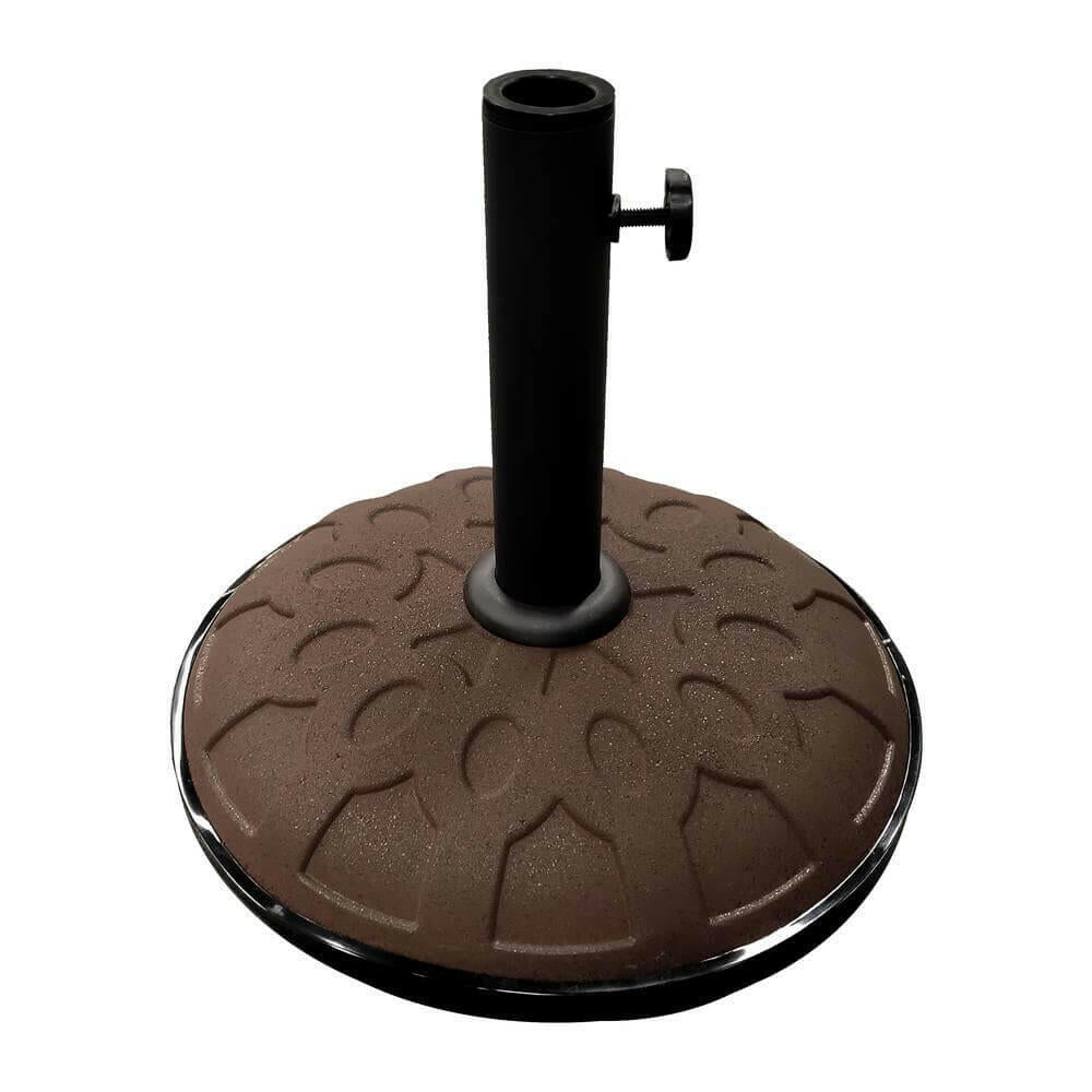 International Caravan 23700-11-CH 25 lbs Resin Compound Umbrella Base&.