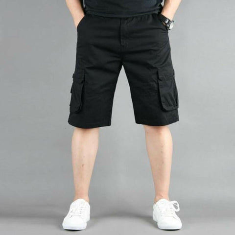 Mens Casual Cargo Shorts with Side Pockets.