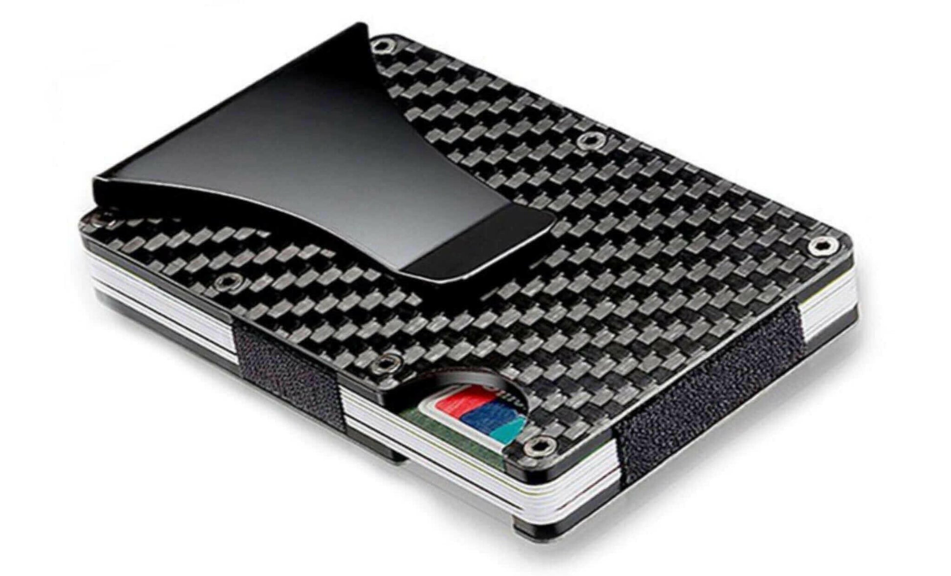 Men's Carbon Fiber Minimalist Wallet.