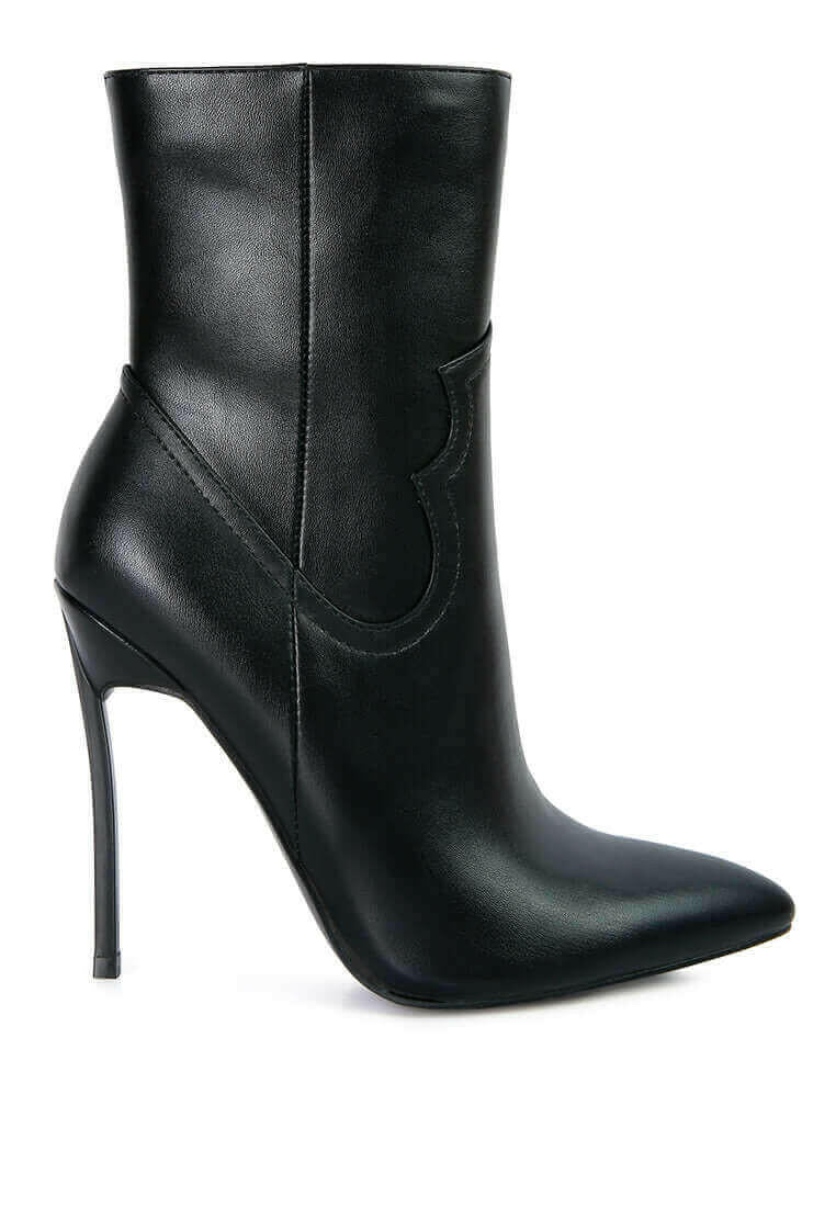 jenner high heel cowboy ankle boots.