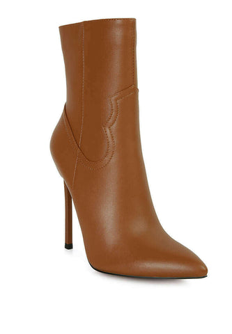 jenner high heel cowboy ankle boots.