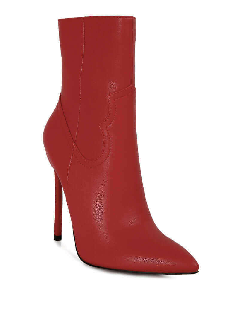 jenner high heel cowboy ankle boots.