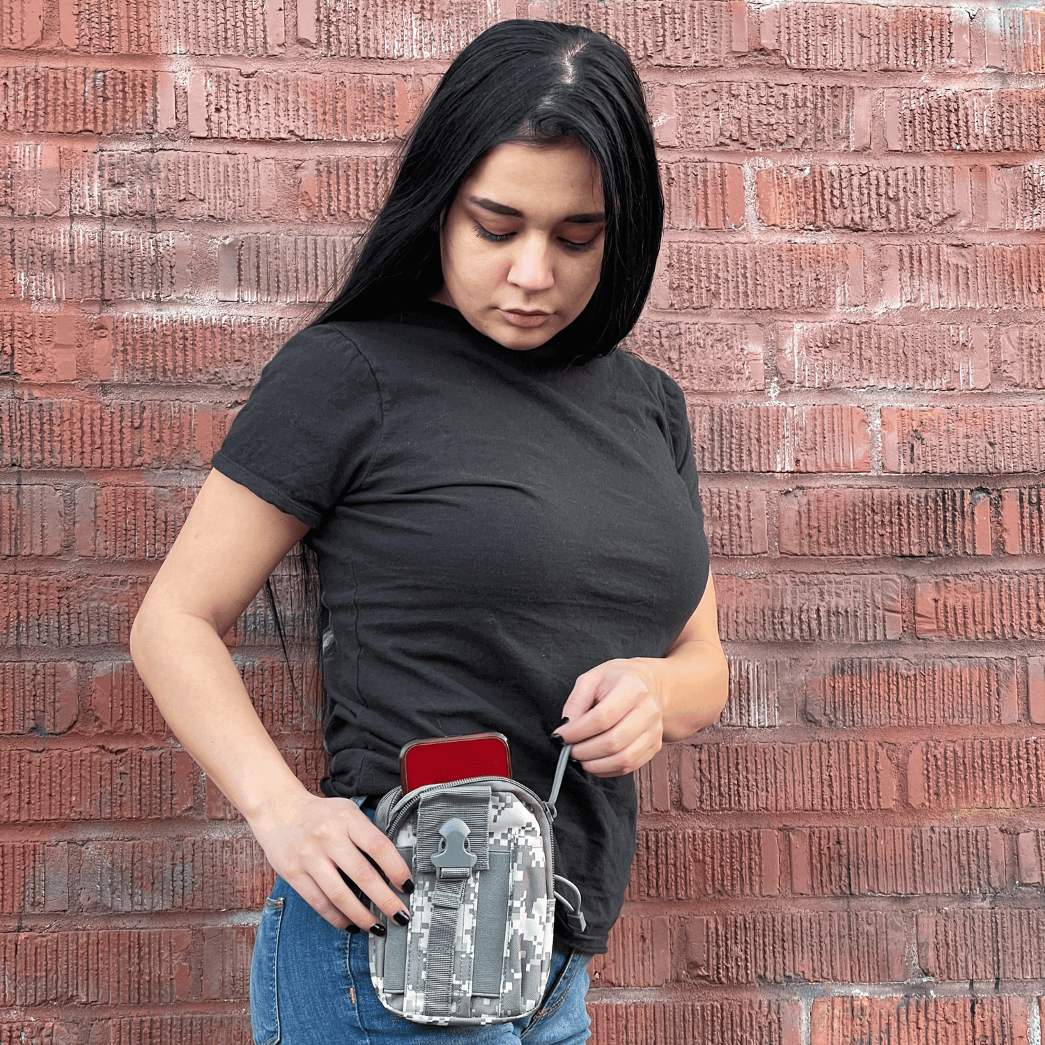 Tactical MOLLE Pouch &amp; Waist Bag for Hiking &amp; Outdoor Activities