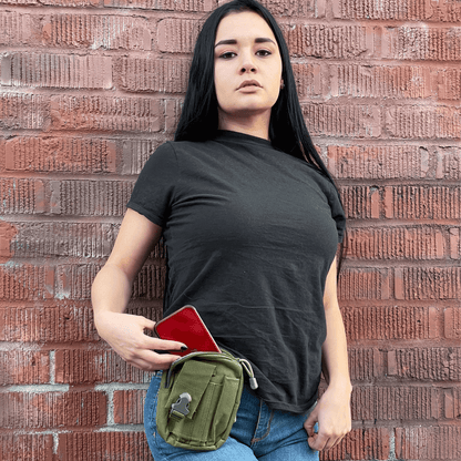 Tactical MOLLE Pouch &amp; Waist Bag for Hiking &amp; Outdoor Activities