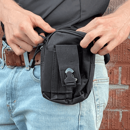 Tactical MOLLE Pouch &amp; Waist Bag for Hiking &amp; Outdoor Activities