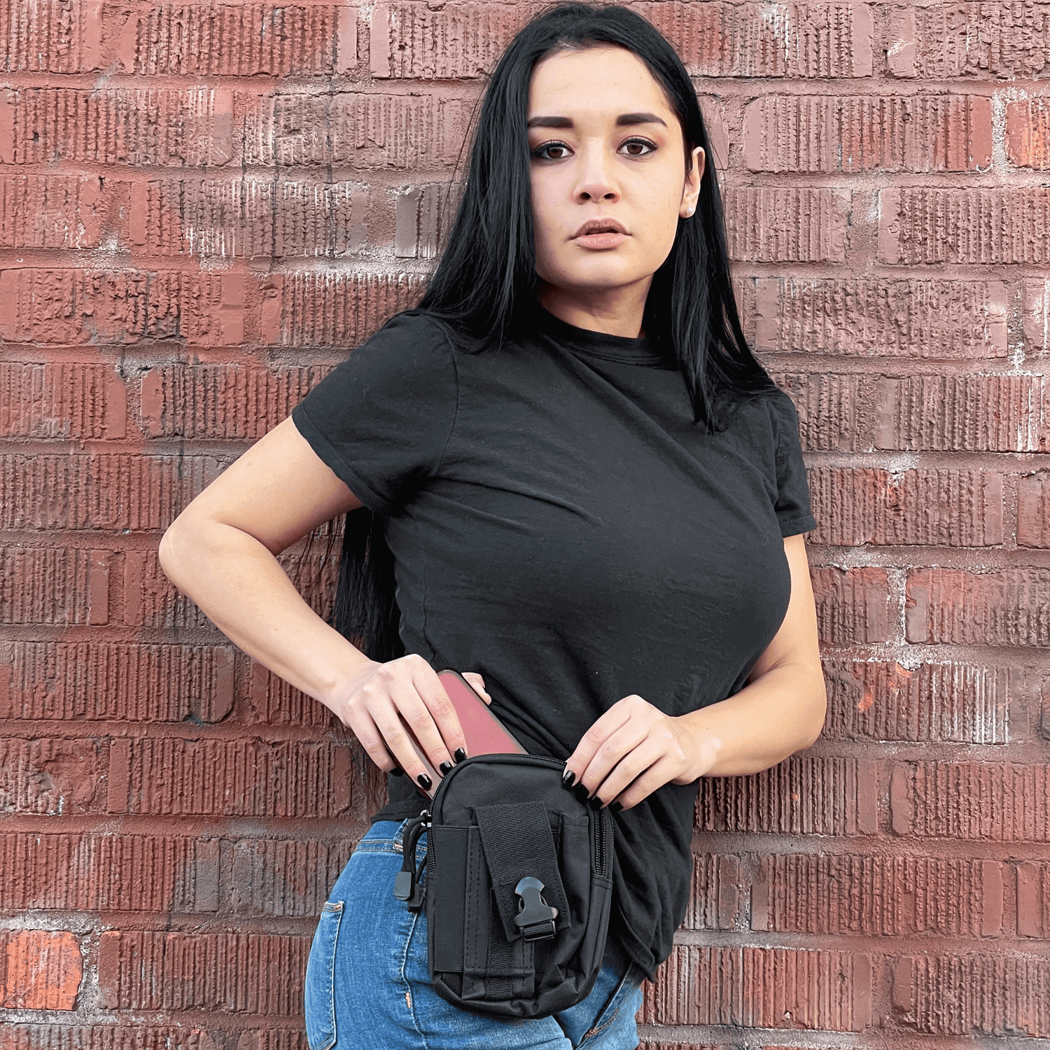 Tactical MOLLE Pouch &amp; Waist Bag for Hiking &amp; Outdoor Activities