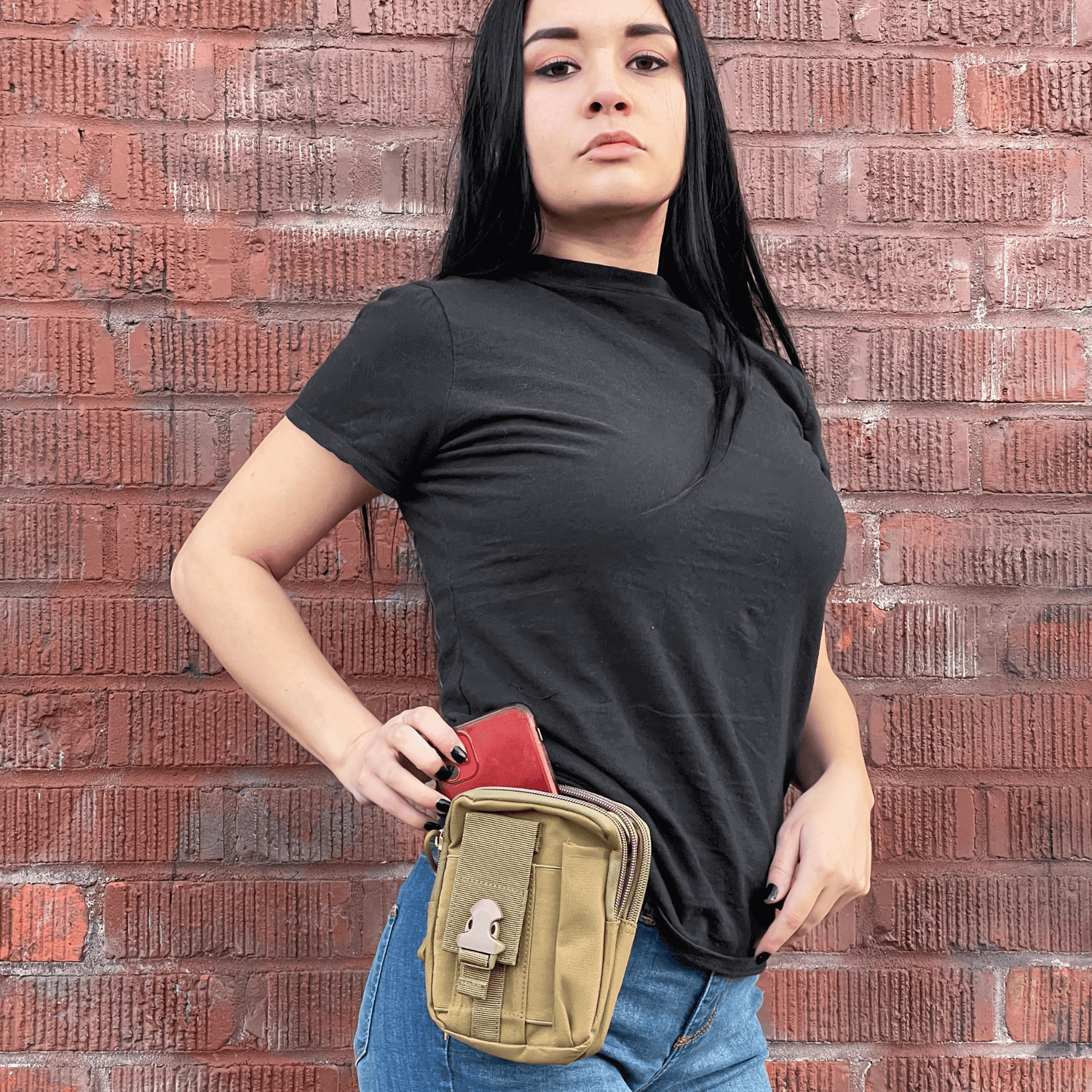 Tactical MOLLE Pouch &amp; Waist Bag for Hiking &amp; Outdoor Activities