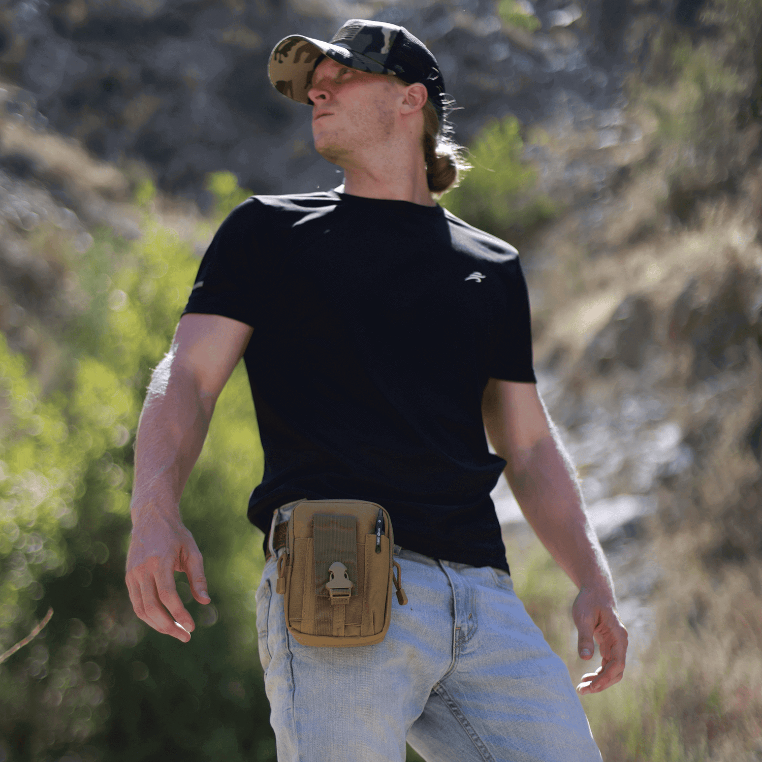 Tactical MOLLE Pouch &amp; Waist Bag for Hiking &amp; Outdoor Activities