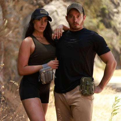 Tactical MOLLE Pouch &amp; Waist Bag for Hiking &amp; Outdoor Activities