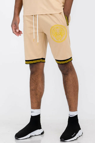 Lion Head Shorts.