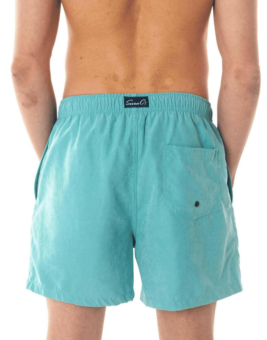 Sky Blue Swim Shorts.