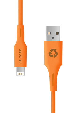 Sunset iPhone Lightning cable · 1.2 meter · Made of recycled plastics