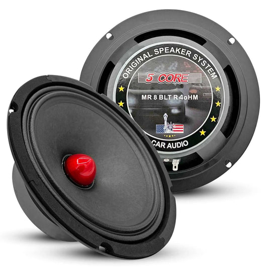 Copy of 5 Core 4pcs 8" Car Audio Speakers with Bullet 580 W 4 Ohm