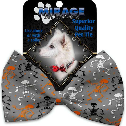 Mirage Pet 1331-VBT Skeletons Dancing Pet Bow Tie Collar Accessory wit.